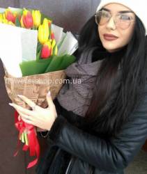 Tulips with home delivery