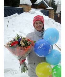 Delivery of flowers and balloons in Poltava