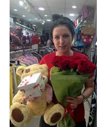 Flowers and toys in Kamenetz-Podolsk