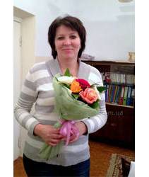 Flower delivery is made in Izum