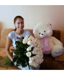 Delivery Send flowers and soft toys in Izum