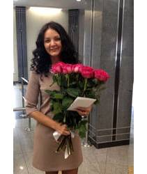 Bouquet of imported roses delivered to Uzhhorod
