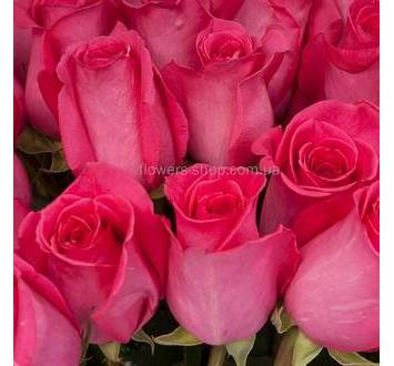 Букет из импортных розовых роз