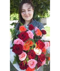Prompt delivery of roses in the Belaya Cerkov
