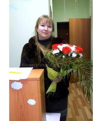 Flowers on a holiday in the beautiful ancient city