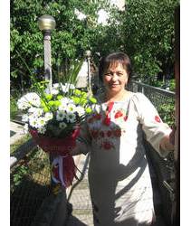 Доставка букета хризантем виконана в Херсоні