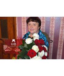 Букет Дуэт и конфеты Киев вечерний