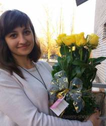 Box of flowers in Zaporozhye Delivery of flower arrangement