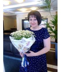 Delivery of daisies in Izmail