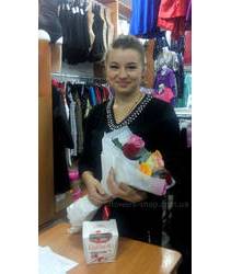 Flowers and chocolates made in Nizhyn Roses and Raffaello for Anya from Nezhin