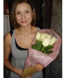 Bouquet of roses delivered to Donetsk