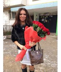 Roses delivered in Berdyansk
