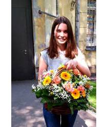 Flower basket in Kalush