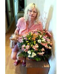 Доставка цветочной корзины в Николаев