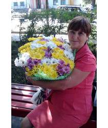 Delivery bouquet of chrysanthemums in Svitlovodsk
