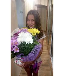 Bouquet of chrysanthemums with delivery Barvenkovo