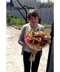 Bouquet of roses delivered Iljichiovsk