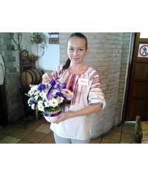 Цветочная корзинка в Ужгород