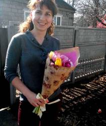 Spring bouquet with delivery to Mariupol Bouquet of Tulips